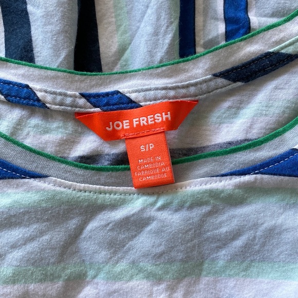 *Moving* Joe Fresh Stripped peplum tank - Picture 4 of 4